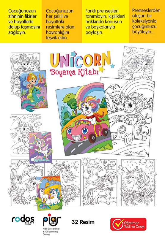 Unicorn Boyama Kitabı