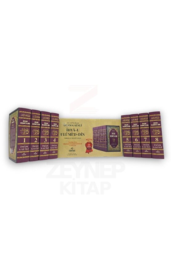 İhyau Ulumiddin Tahkikli Ve Tahriçli Tercüme (SEMPATİK BOY, 8 CİLT, KUTULU)