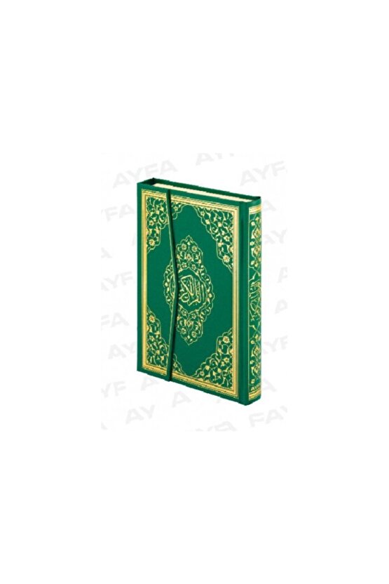 Kuran I Kerim Arapça Cami Boy (25*35 Ebat) Yeşil Renk...