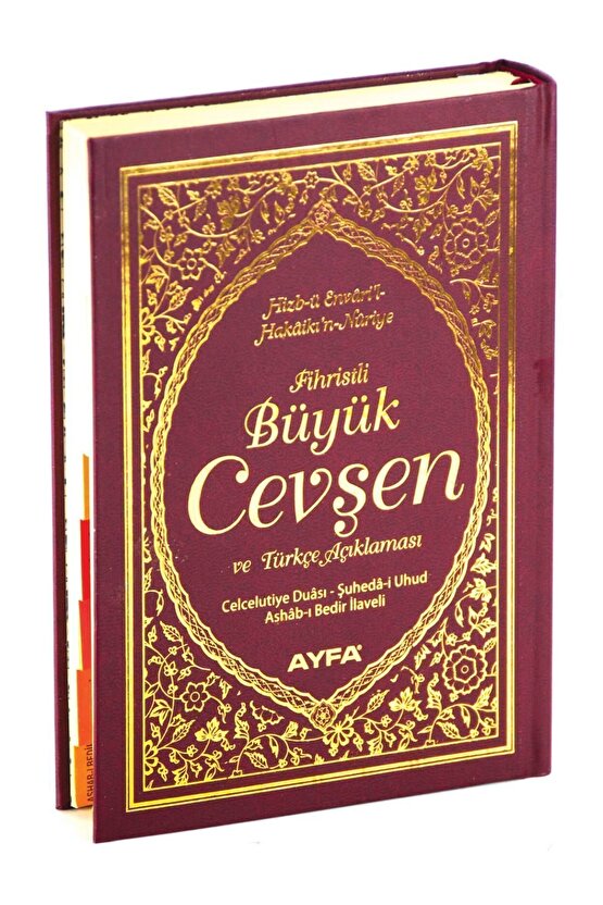 Fihristli Büyük Cevşen Ve Türkçe Açıklaması -1362