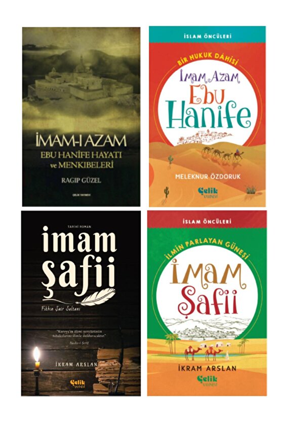 Çocuklar için İmam-ı Azam Ebu Hanife ve İmam-ı Şafii 4lü Set