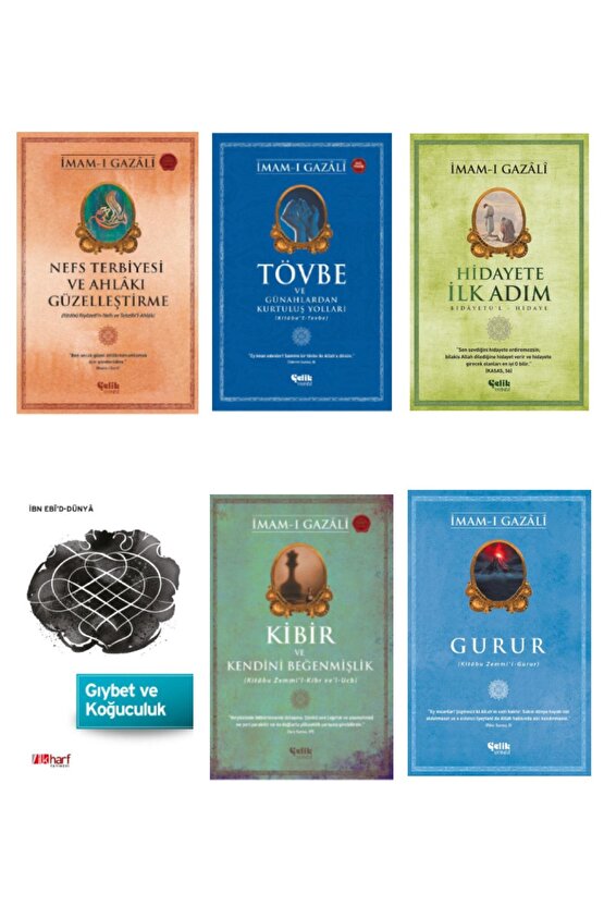Nefs Terbiyesi - Tövbe - Hidayete Ilk Adım - Gıybet Ve Koğuculuk - Kibir - Gurur 6lı Set