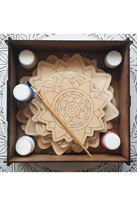 Hediyeli Mandala Boyama Seti