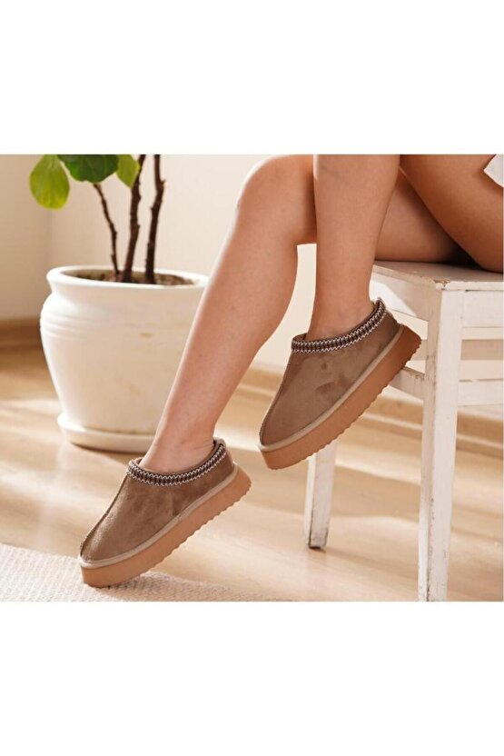 Aycn Shoes Kadın Bot Peluş Kısa Bot Sandr