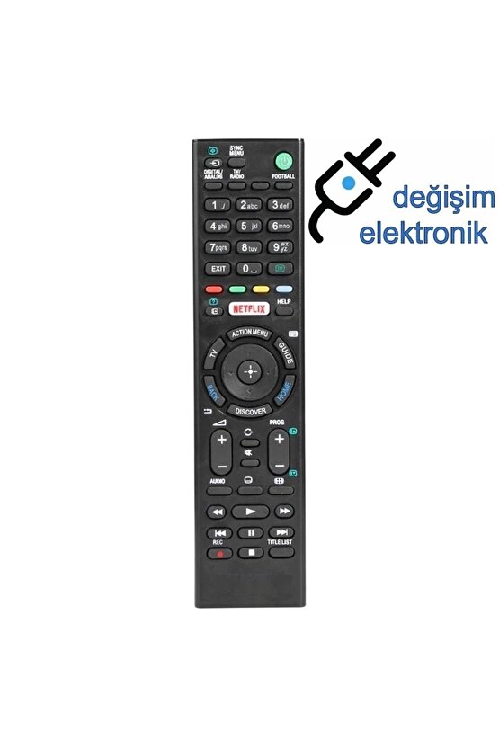 Sony Rmt-tx102 Uyumlu Smart Led Tv Kumandası