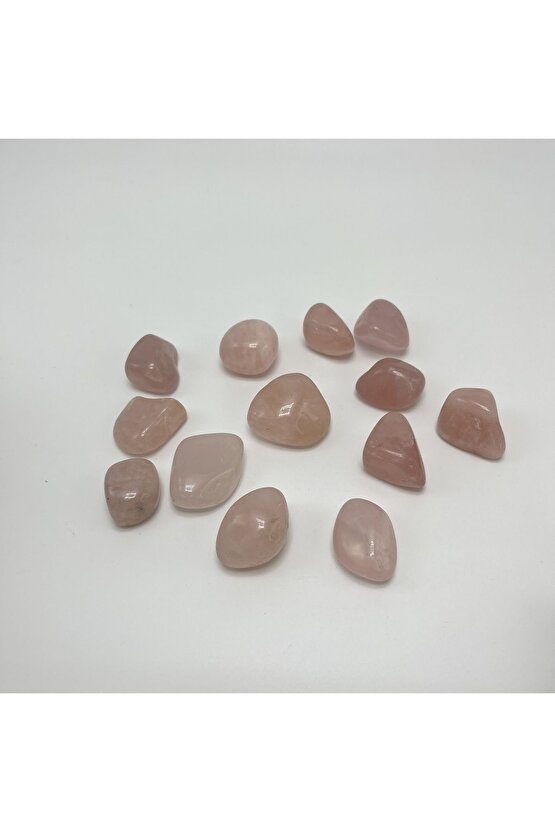 Pembe Kuvars Tımbıl Doğal Taş (1 adet )