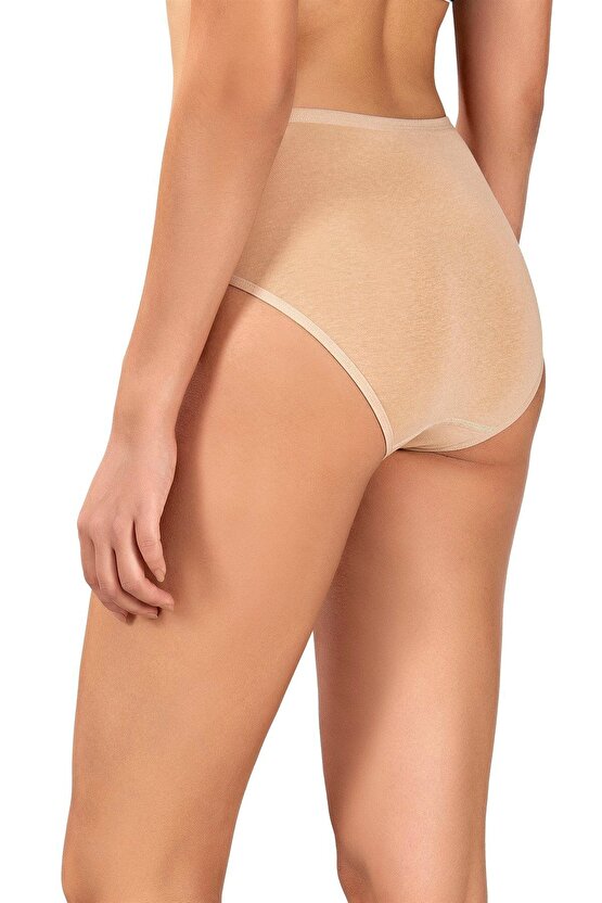 652 Kadın Pamuklu Yüksel Bel Bato Bikini Külot