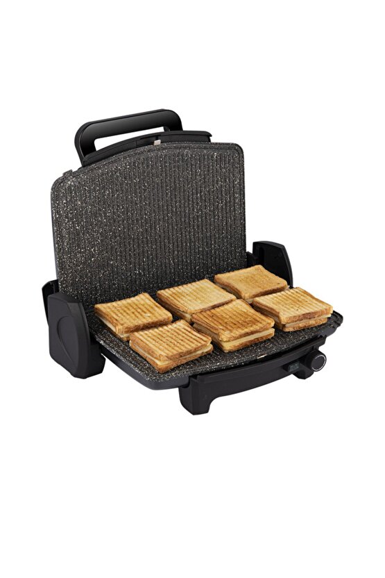 Ayvalık Stil Gh26262 Tost Makinesi Siyah