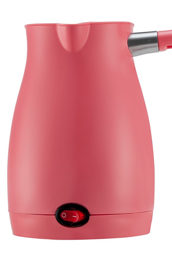 Caffeen Türk Kahvesi Makinesi Elektrikli Cezve Pembe