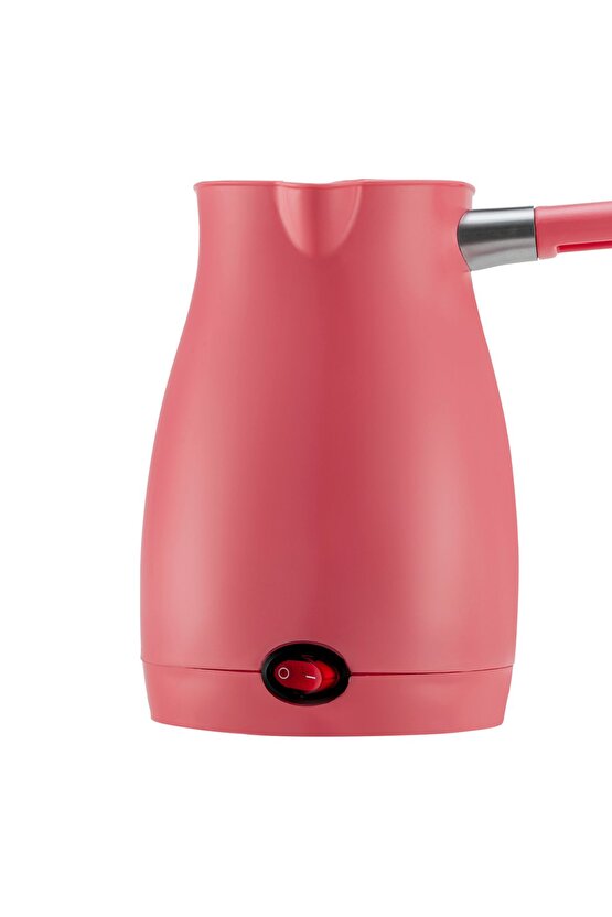 Caffeen Türk Kahvesi Makinesi Elektrikli Cezve Pembe