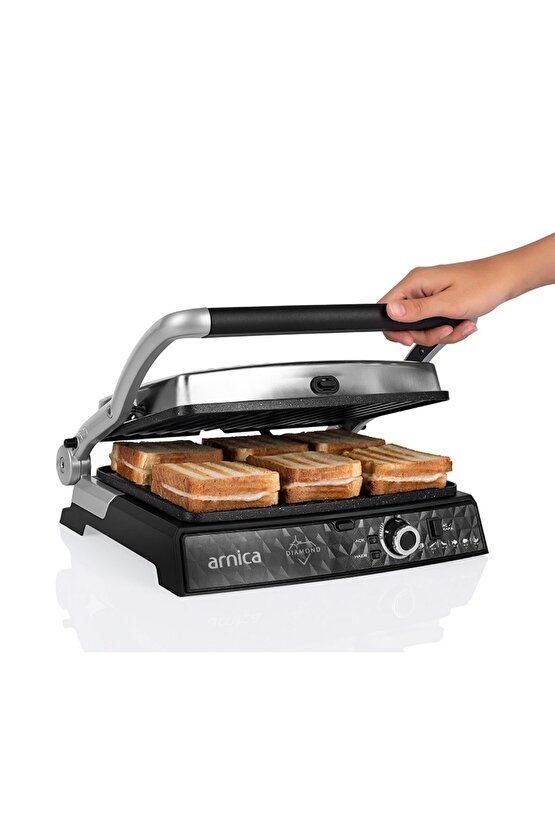 Diamond Inox 2000 W Granit Tost Makinesi Gh26252