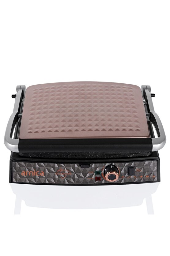 Diamond GH26250 Granit Izgaralı Tost Makinesi Rose