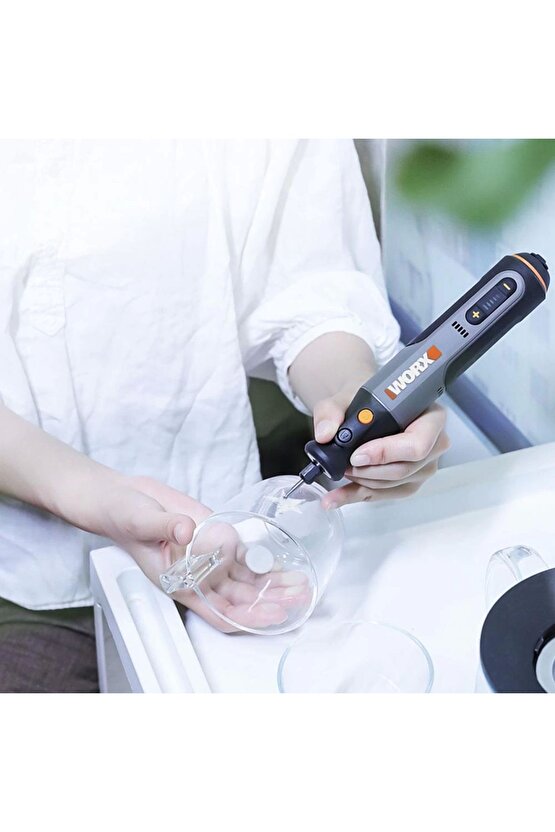 Wx106 8volt Kalem Tipi Devir Ayarlı Profesyonel Gravür Makinesi 21 Parça Aksesuar