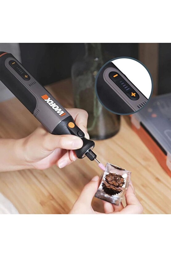 Wx106 8volt Kalem Tipi Devir Ayarlı Profesyonel Gravür Makinesi 21 Parça Aksesuar
