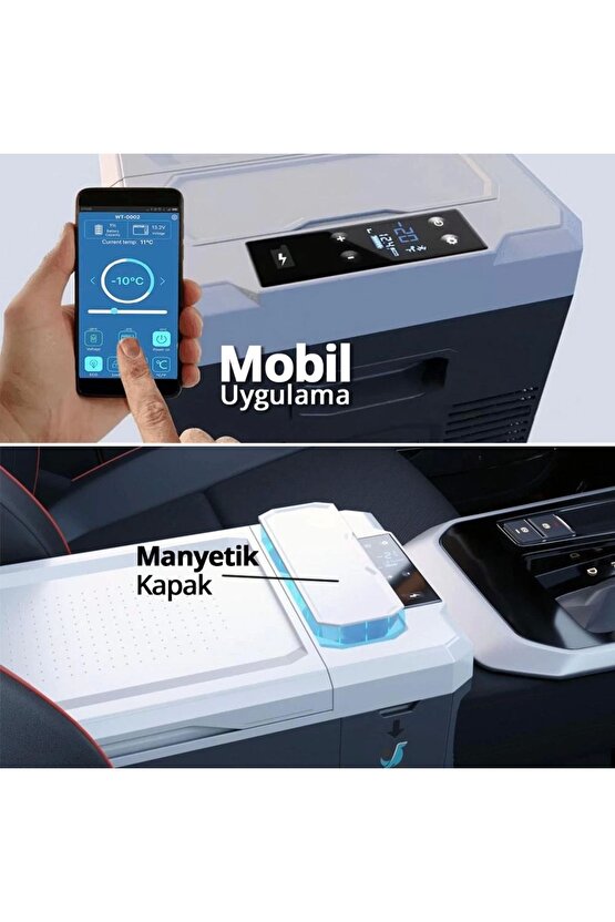 V18 1224220volt 18litre Kompresörlü Outdoor Oto Buzdolabı (AKÜ DAHİL DEĞİLDİR)