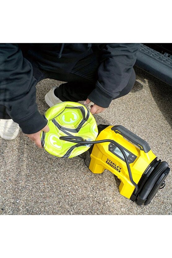 Sxvı02001a 12v18v 2ah Li-ion Şarjlı 160 Psı Dijital Göstergeli Lastik&yatak Şişirme Pompası