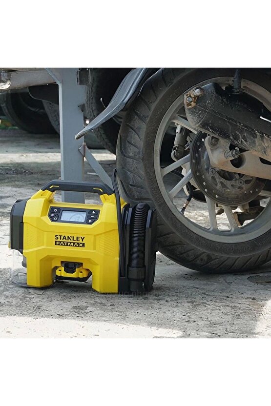 Sxvı02001a 12v18v 2ah Li-ion Şarjlı 160 Psı Dijital Göstergeli Lastik&yatak Şişirme Pompası