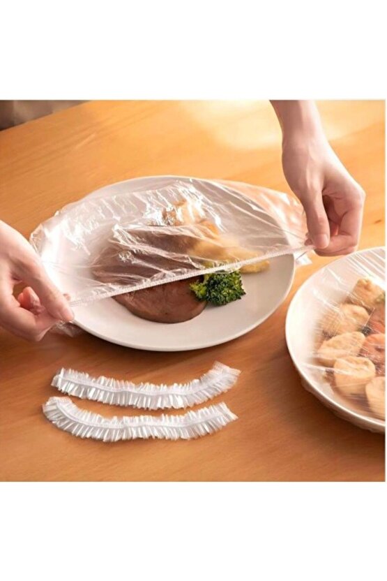 Lastikli Tencere Ve Tabak Bonesi 100 Adet (22cm)