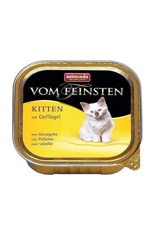 Vom Feinsten Kümes Hayvanlı Yavru Konserve Kedi Maması 100 gr