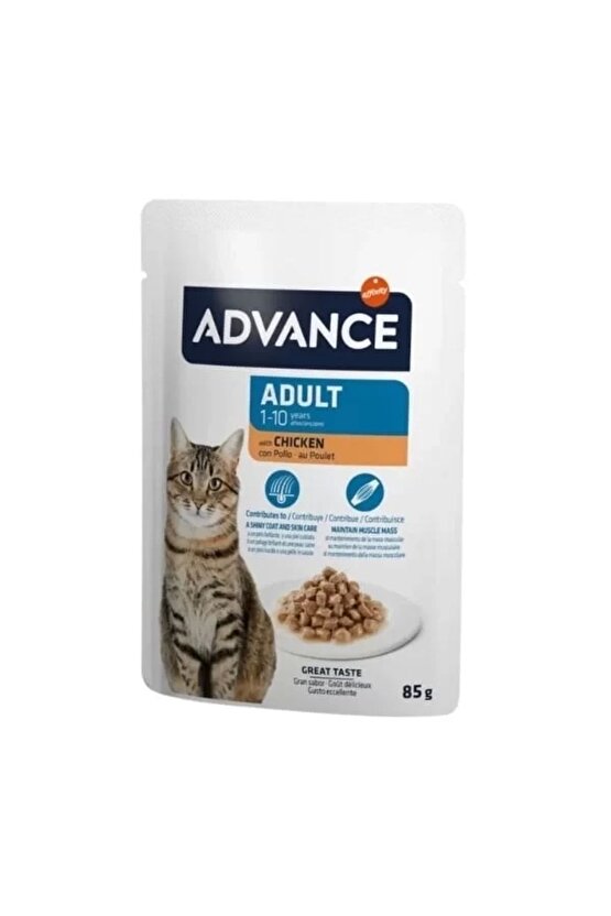 Tavuklu Pouch Konserve Yetişkin Kedi Maması 85 gr