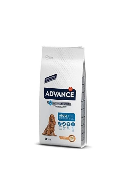Adult Medium Tavuklu Orta Irk Yetişkin Köpek Maması 14 Kg