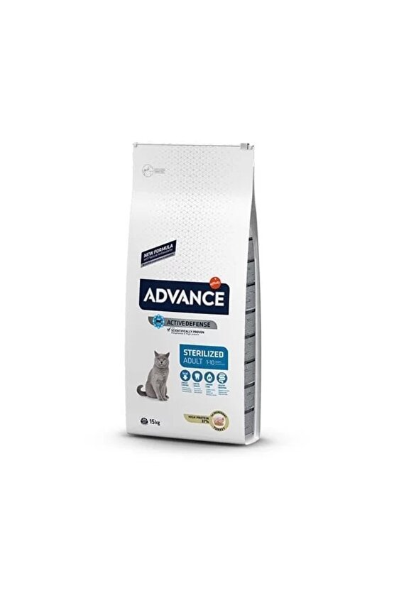 Sterilised Hindili Yetişkin Kısırlaştırılmış Kedi Maması 15 Kg