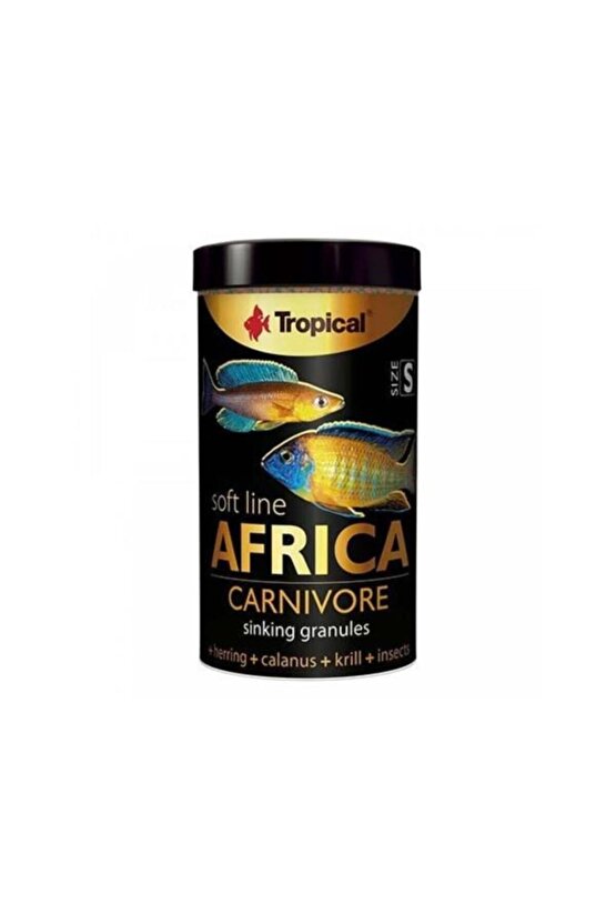 Tropical Softline Africa Africa Balıkları Için Yumuşak Taneli Balık Yemi Small 250 ml 150 gr - 67514