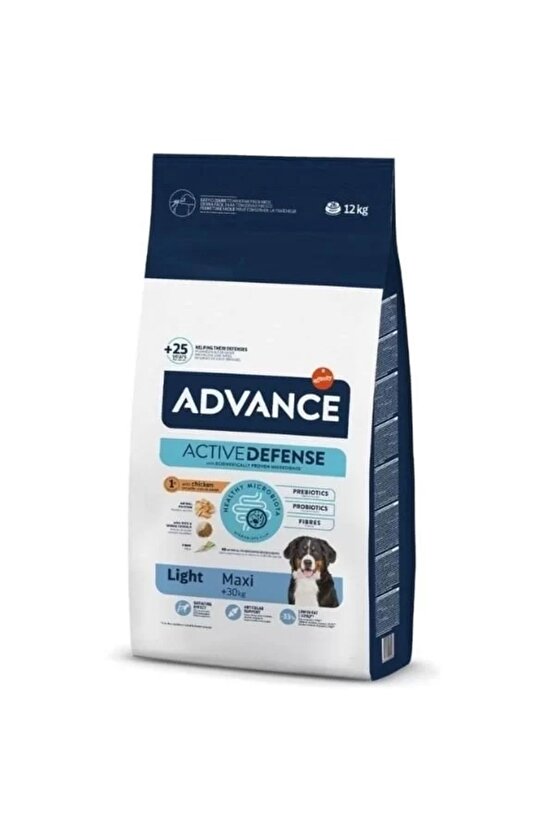 Light Maxi Tavuklu Büyük Irk Diyet Köpek Maması 12 Kg