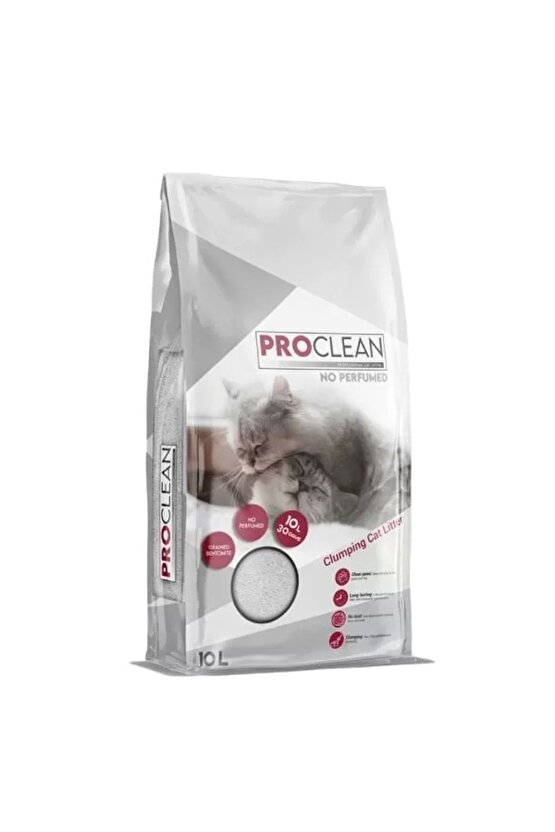 Naturel Kokusuz Topaklanan Kedi Kumu Kalın Taneli 10 Lt