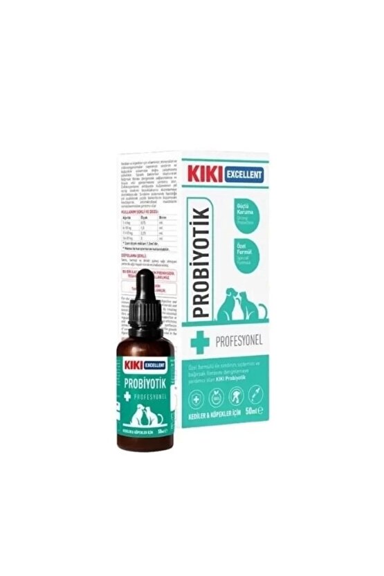 Sindirim Sistemini Destekleyici Kediler Ve Köpekler Için Sıvı Probiyotik 50 ml