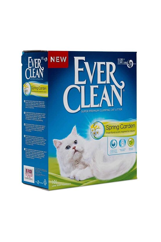 Spring Garden Çiçek Kokulu Topaklanan Kedi Kumu 10 Lt