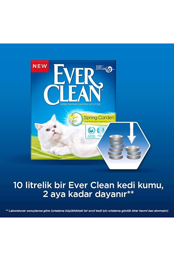 Spring Garden Çiçek Kokulu Topaklanan Kedi Kumu 10 Lt