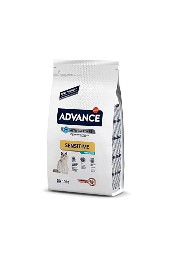 Sensitive Somonlu Hassas Kısırlaştırılmış Kedi Maması 1.5 Kg