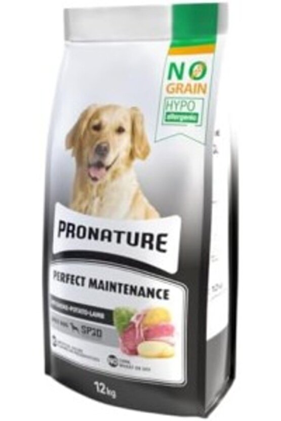 Hypo-allergenic Tahılsız Yetişkin Köpek Maması Kuzu, Enginar Ve Patatesli 12 Kg