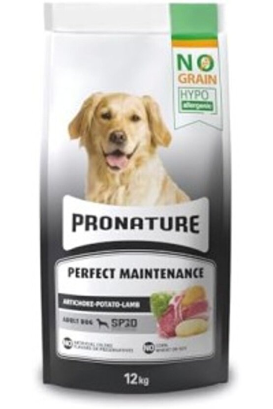 Hypo-allergenic Tahılsız Yetişkin Köpek Maması Kuzu, Enginar Ve Patatesli 12 Kg