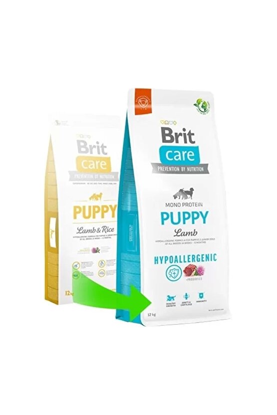Hypo-allergenic Kuzu Etli Yavru Köpek Maması 12 Kg