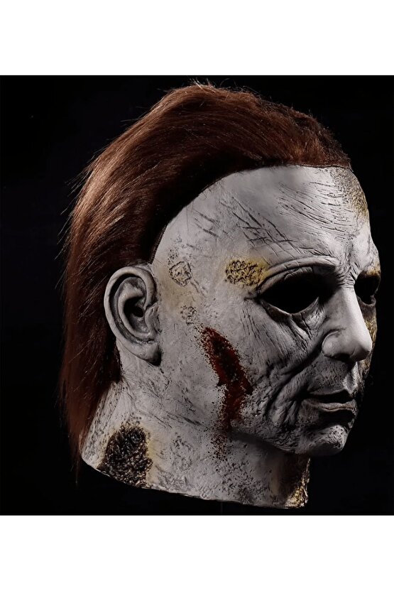 Michael Myers Lateks Maske - Michael Myers Et Maske Kafaya Tam Geçmeli (4767) - Lisinya