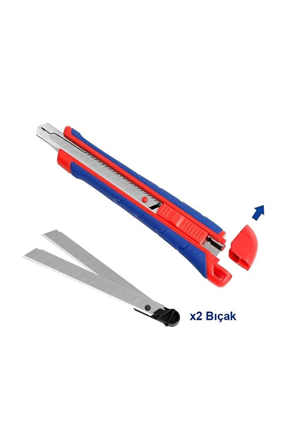 OZN WP212008 9 mm Ağır Hizmet Paslanmaz Çelik Kasa Maket Bıçağı OZNstre 1094633