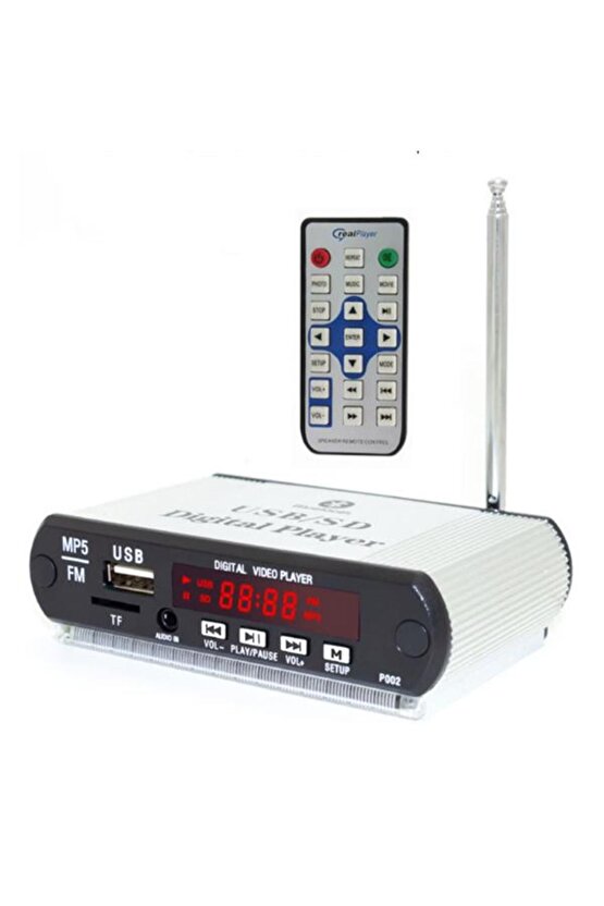 Magicvoice Ss-105 Mp5 Usbsdmmcbluetooth Kumandali Oto Teyp Çevirici Kasali Model (5V12V)