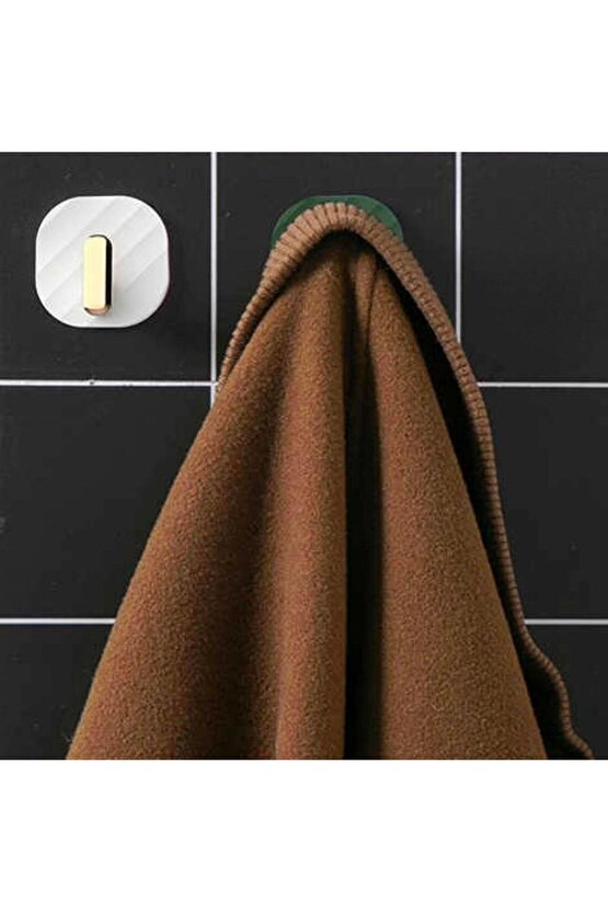 2li Yapışkanlı Retro Askılık Dolap Kapak Kulpu Beyaz (4767)