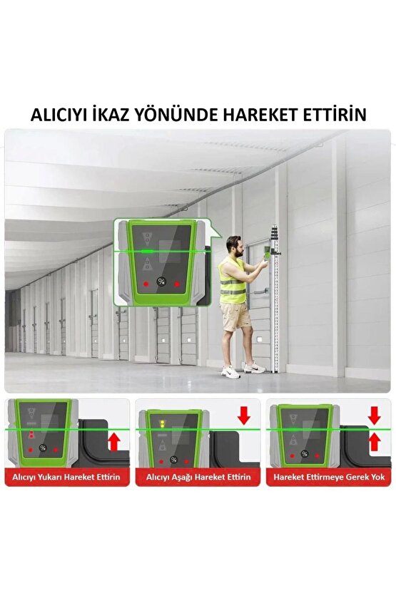 slm KBL8RG 60 Metre Lazer Hizalama Dedektörü new desing 1099594