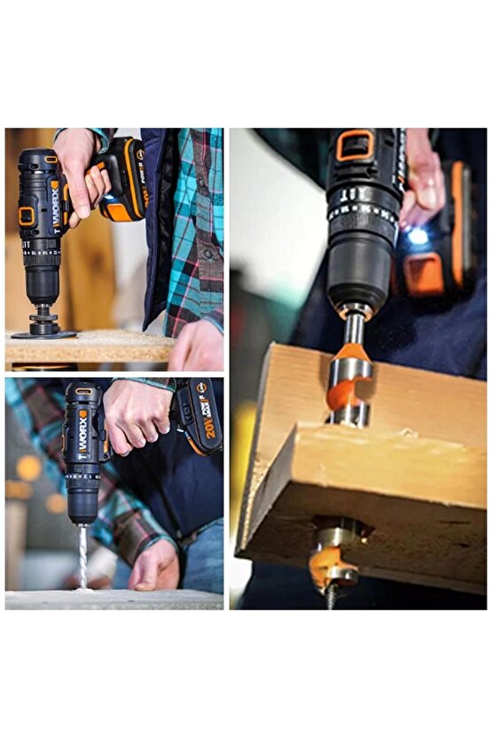 Wx370.9 20volt Profesyonel Şarjlı Darbeli Matkap (AKÜ DAHİL DEĞİLDİR)