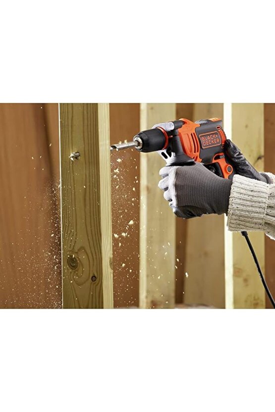 Black+Decker BEH710 710Watt 13 mm Darbeli Matkap, Çok Renkli