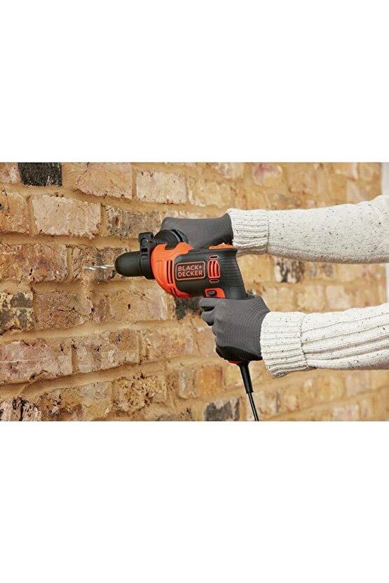 Black+Decker BEH710 710Watt 13 mm Darbeli Matkap, Çok Renkli