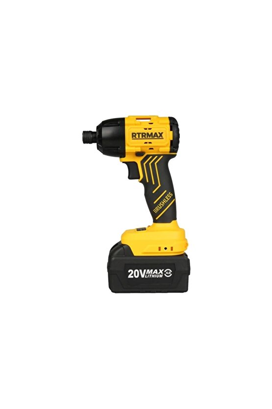 Akülü Torklu Vidalama Kömürsüz 200nm 2x4 Ah Akü Rts5020 S-lıon