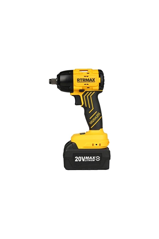 Akülü Somun Sıkma Kömürsüz 12 350nm 2x4 Ah Akü S-lıon Rts5030