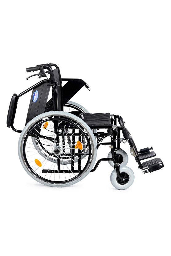 Dm-303 50cm Standart Manuel Tekerlekli Sandalye (ÖZELLİKLİ,BALDIR DESTEKLİ)