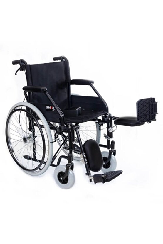 Dm-303 50cm Standart Manuel Tekerlekli Sandalye (ÖZELLİKLİ,BALDIR DESTEKLİ)