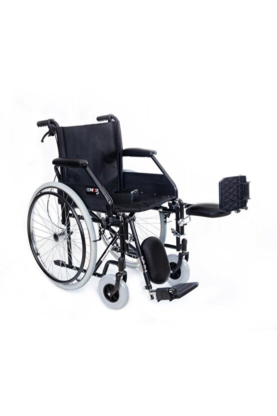 Dm-303 45 Cm Standart Manuel Tekerlekli Sandalye (ÖZELLİKLİ,BALDIR DESTEKLİ)