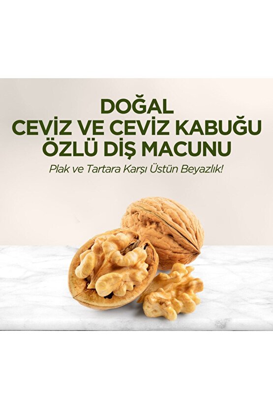 Doğal Diş Macunu 90 ml Ceviz Özlü